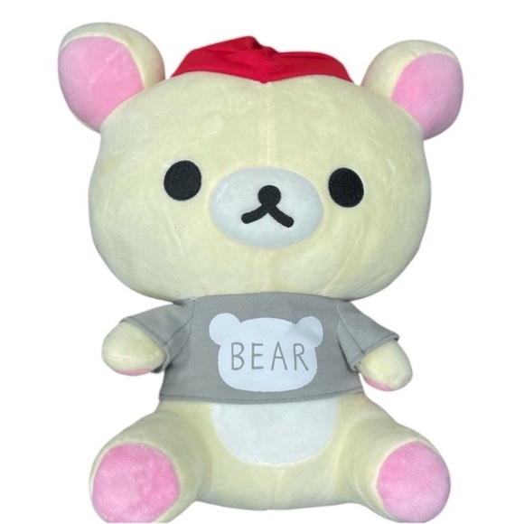 Rilakkuma Other - San-X Rilakkuma Korilakkuma In Bear Shirt With Hat Plush